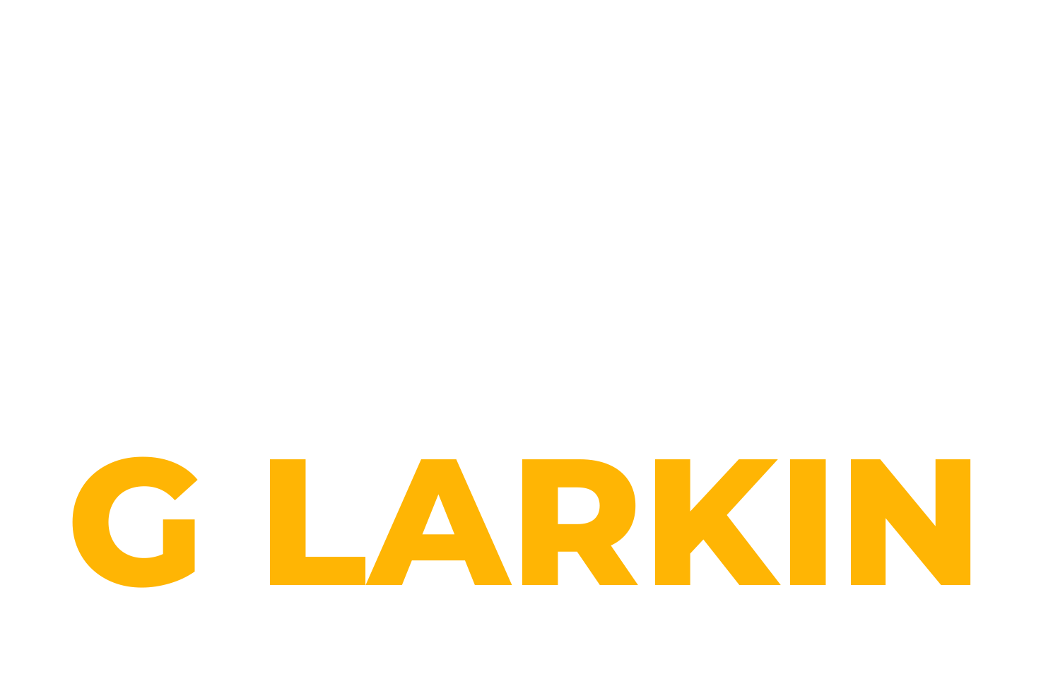 G Larkin Logo in white